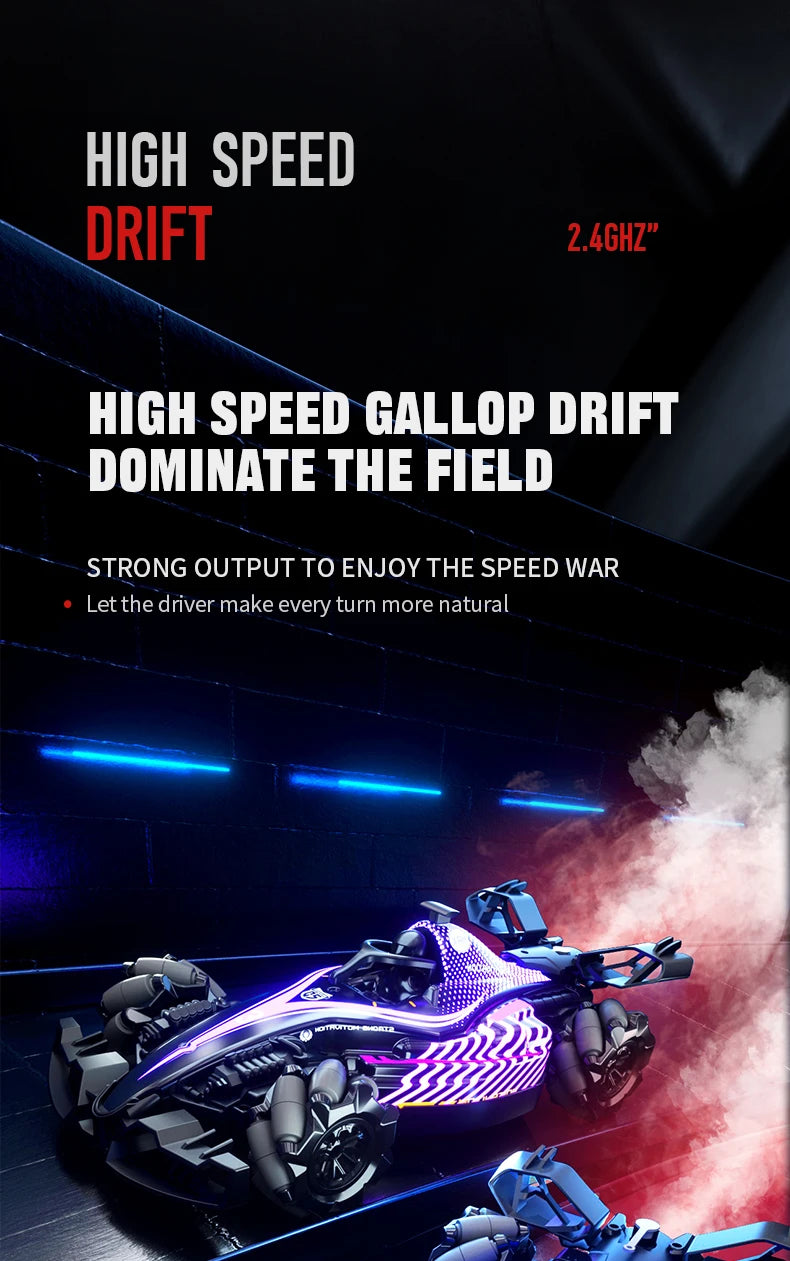 New Drift RC Car Remote Control Car Racing Spray 2.4G High Speed Off Road Competition Vehicle RC Boys Toys for Children Toy Gift - KHOY