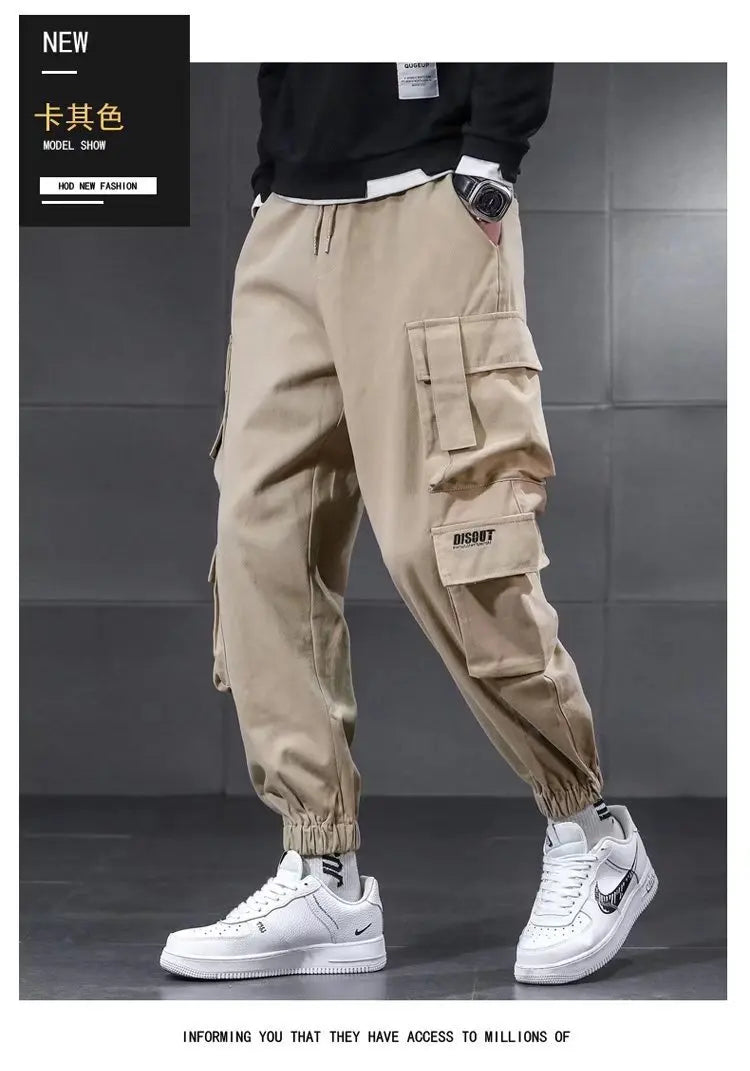 Mens Cargo Pants Military Men Trousers Casual Cotton Tactical Pants Spring Summer Men Big Size Pantalon Militaire Homme - KHOY