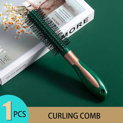 Hair Massage Air Cushion Comb Brush Scalp Hairbrush Detangle Anti Static Salon Hairdressing Styling Tool For Straight Curl Hair - KHOY
