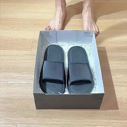 Summer Slippers Flip Flops Man Indoor Home Woman Shoes EVA Soft Soled Slippers Shower Home Slides Couple Non-slip Casual Sandals - KHOY