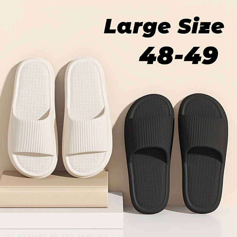 Summer Slippers Flip Flops Man Indoor Home Woman Shoes EVA Soft Soled Slippers Shower Home Slides Couple Non-slip Casual Sandals - KHOY