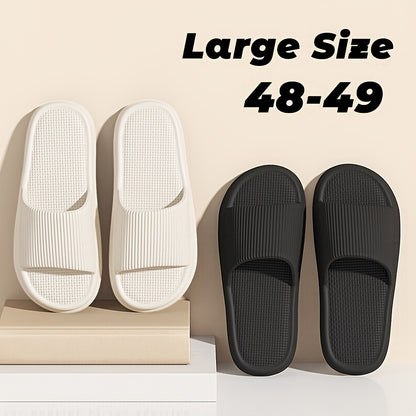 Summer Slippers Flip Flops Man Indoor Home Woman Shoes EVA Soft Soled Slippers Shower Home Slides Couple Non-slip Casual Sandals - KHOY